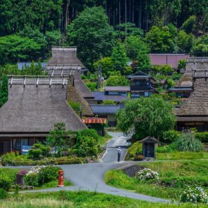 Explore Miyama Thatched Village with local guide
